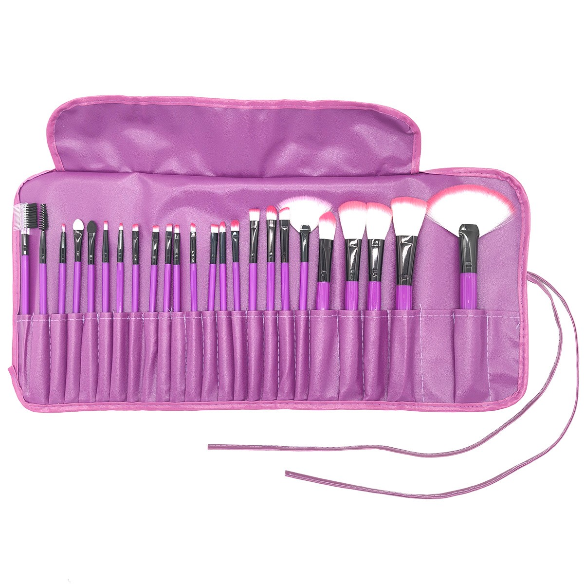 thumbnail image 2 of 24 Pinceles de Maquillaje Original Color Madera Set de Pinceles de Maquillaje Viene con una Bolsa de Pinceles Herramientas de Belleza de Maquillaje, 2 of 2